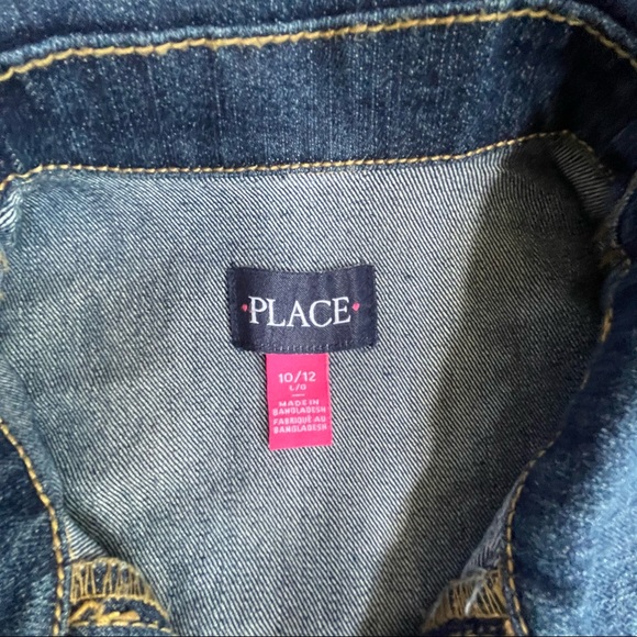 Children's Place jean jacket.  Size 10/12. - Picture 3 of 4